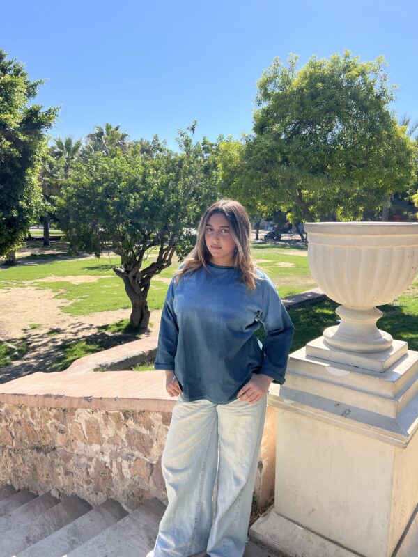 Midnight Wave Oversized Top - Image 7